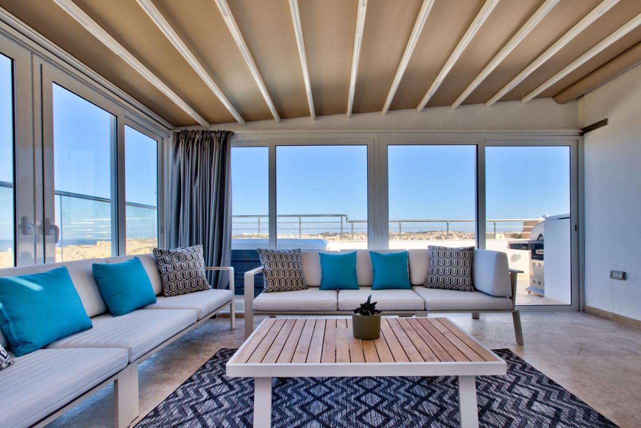 Valletta Luxury 4-Bedroom Duplex With Stunning Sea Views Private Terrace And Jacuzzi Εξωτερικό φωτογραφία