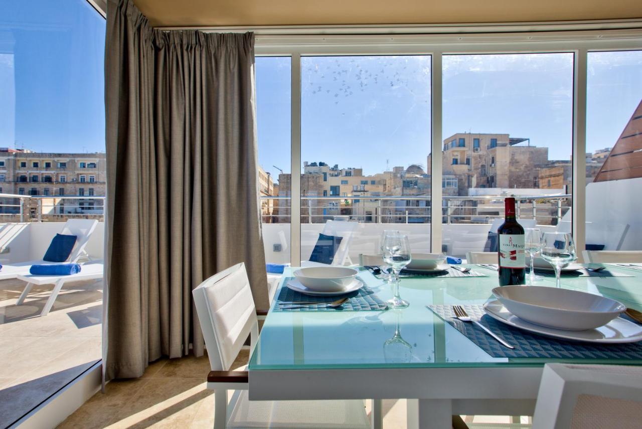 Valletta Luxury 4-Bedroom Duplex With Stunning Sea Views Private Terrace And Jacuzzi Εξωτερικό φωτογραφία